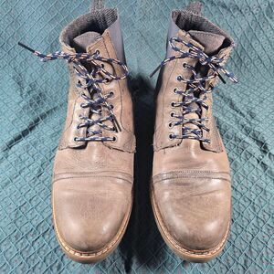 Freebird Men's Grey and Brown Boots